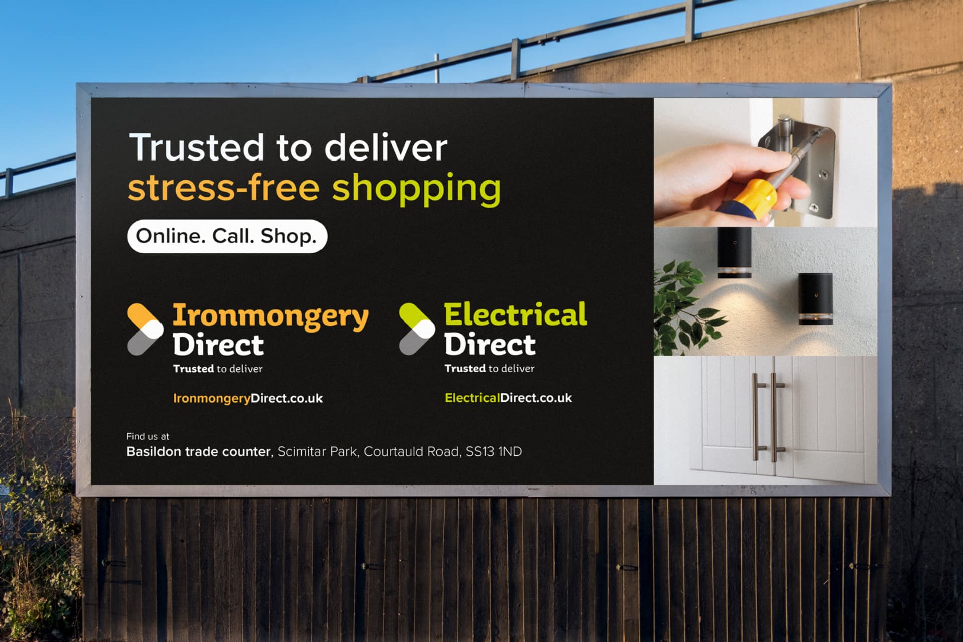 Ironmongery Direct billboard advert