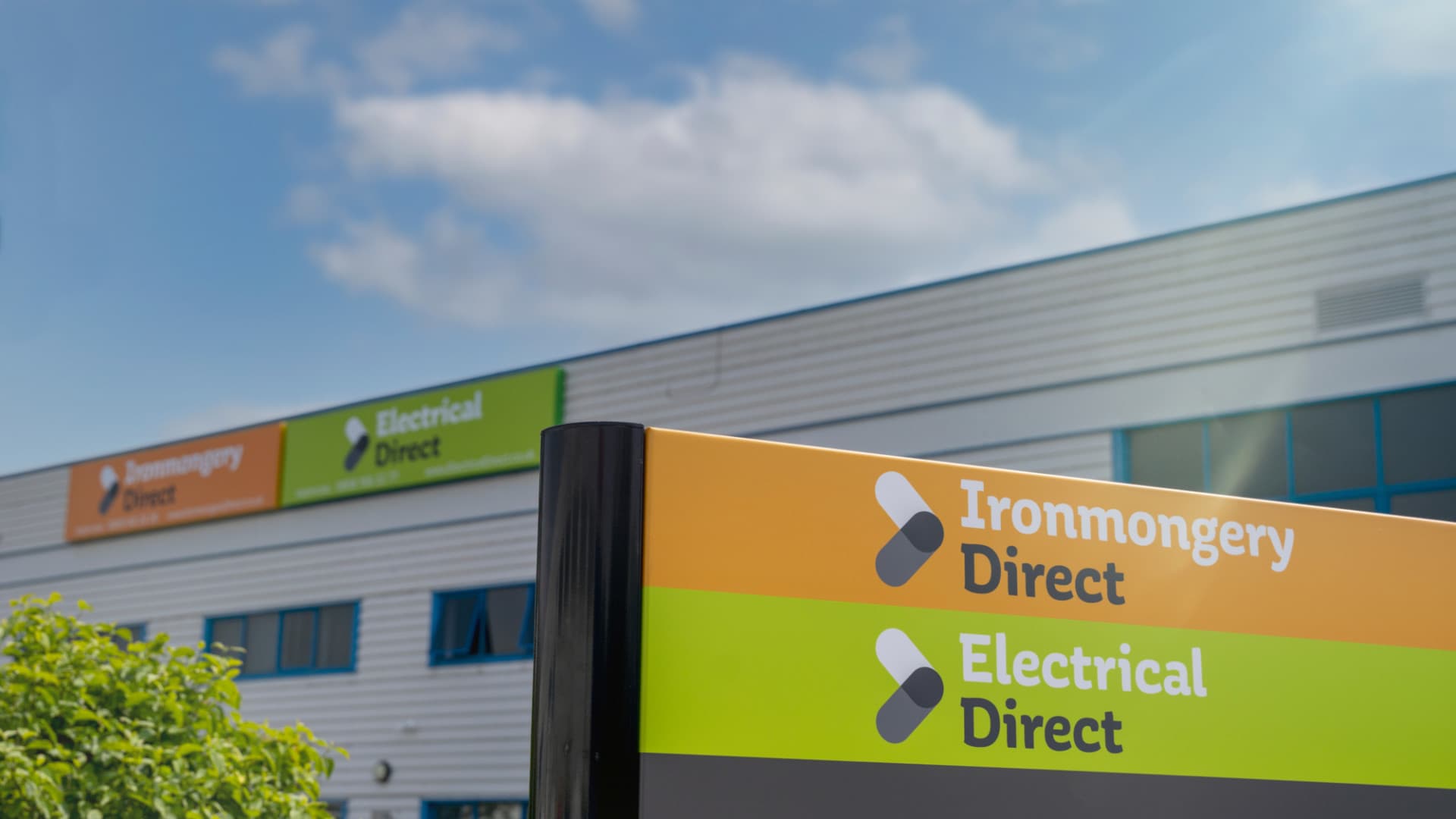 Ironmongery direct new signage