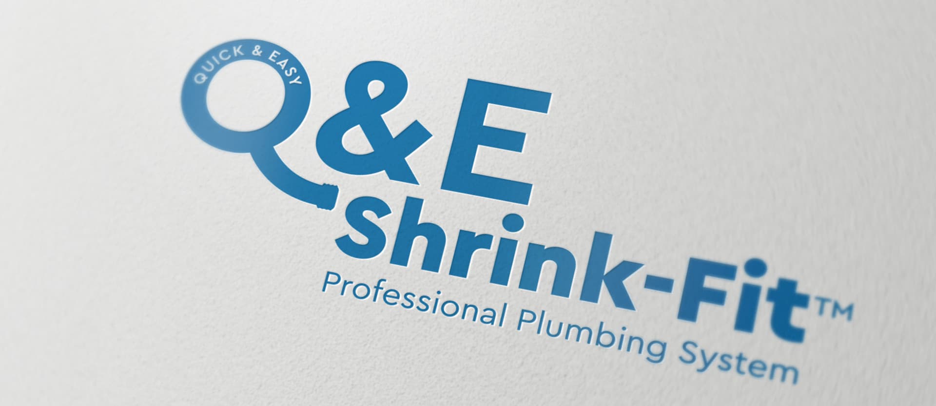 Close up of the Uponor Q&E logo